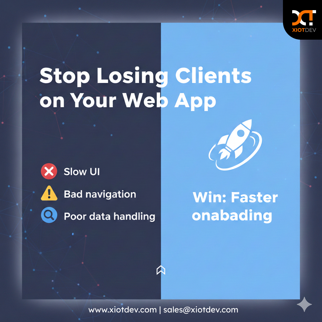 xiotdev's tweet photo. Users don’t leave your web app because it’s bad — they leave because it’s complicated. Build clarity with XioTDev. 

#WebApps https://t.co/8S1fwdcOYh