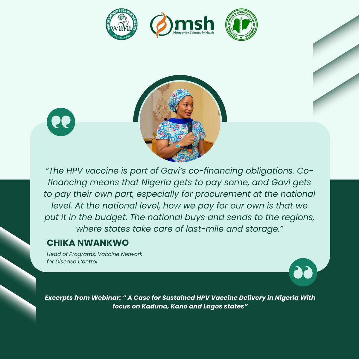 Women Advocates for Vaccine Access tweet media