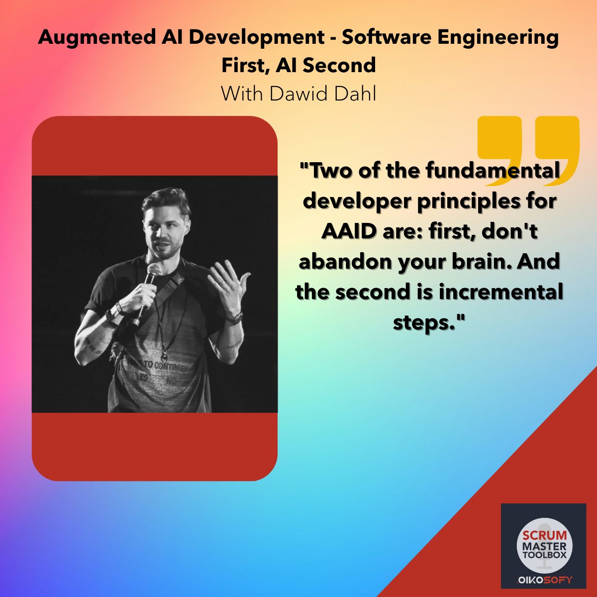 Vibecoding vs. Augmented AI Development 🎯
One cares only about results on screen. The other maintains full architectural control while leveraging AI.
Dawid Dahl breaks down why this distinction matters for production-grade software:
scrum-master-toolbox.org/2025/11/podcas…