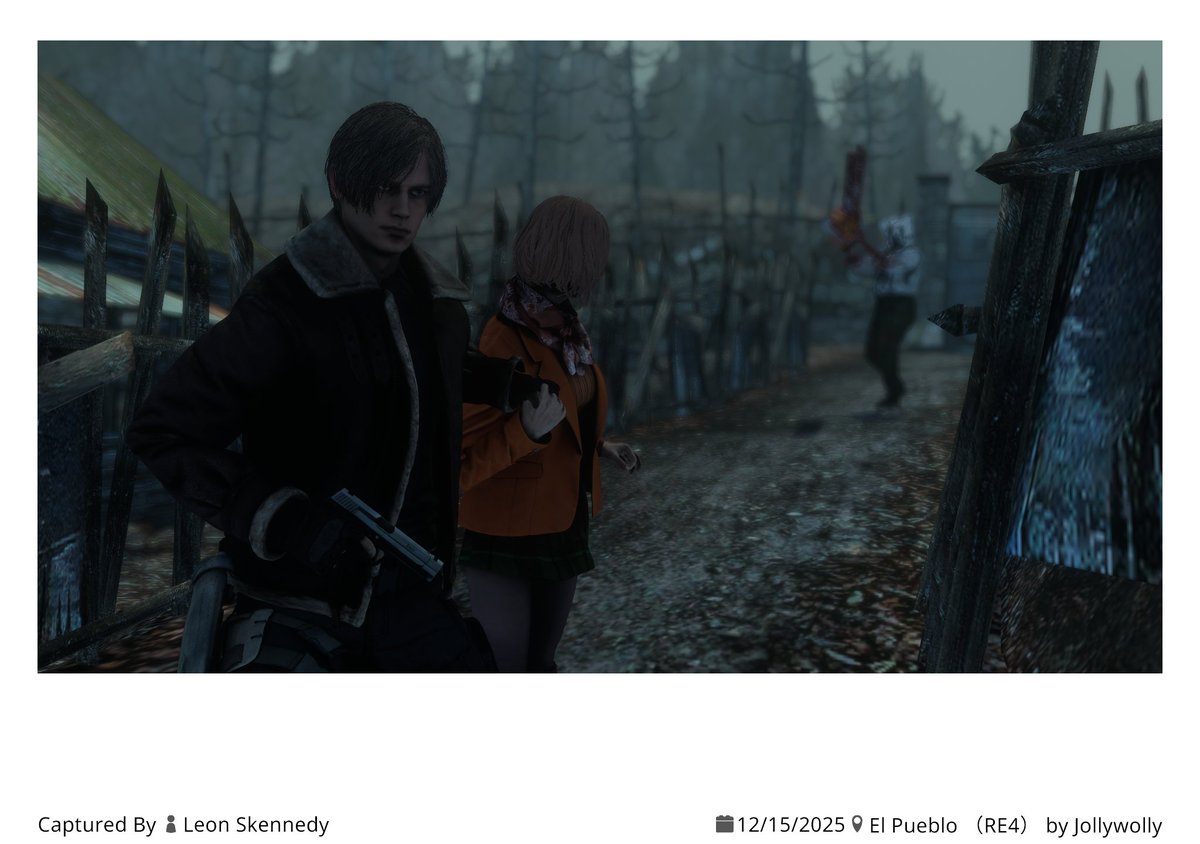 dahalloweensnek's tweet photo. Some cool ass renders me and some friends did on VRC last night, Super fun to do cant wait to do more
#VRChat #ResidentEvil4 #rendering 
Leon: @Leon_Skennedy46 
Ashley: Me
Doctor Salvador: @LofiTee_VRC 
Chicken: @chuwuvy https://t.co/HjXQdjL7iu