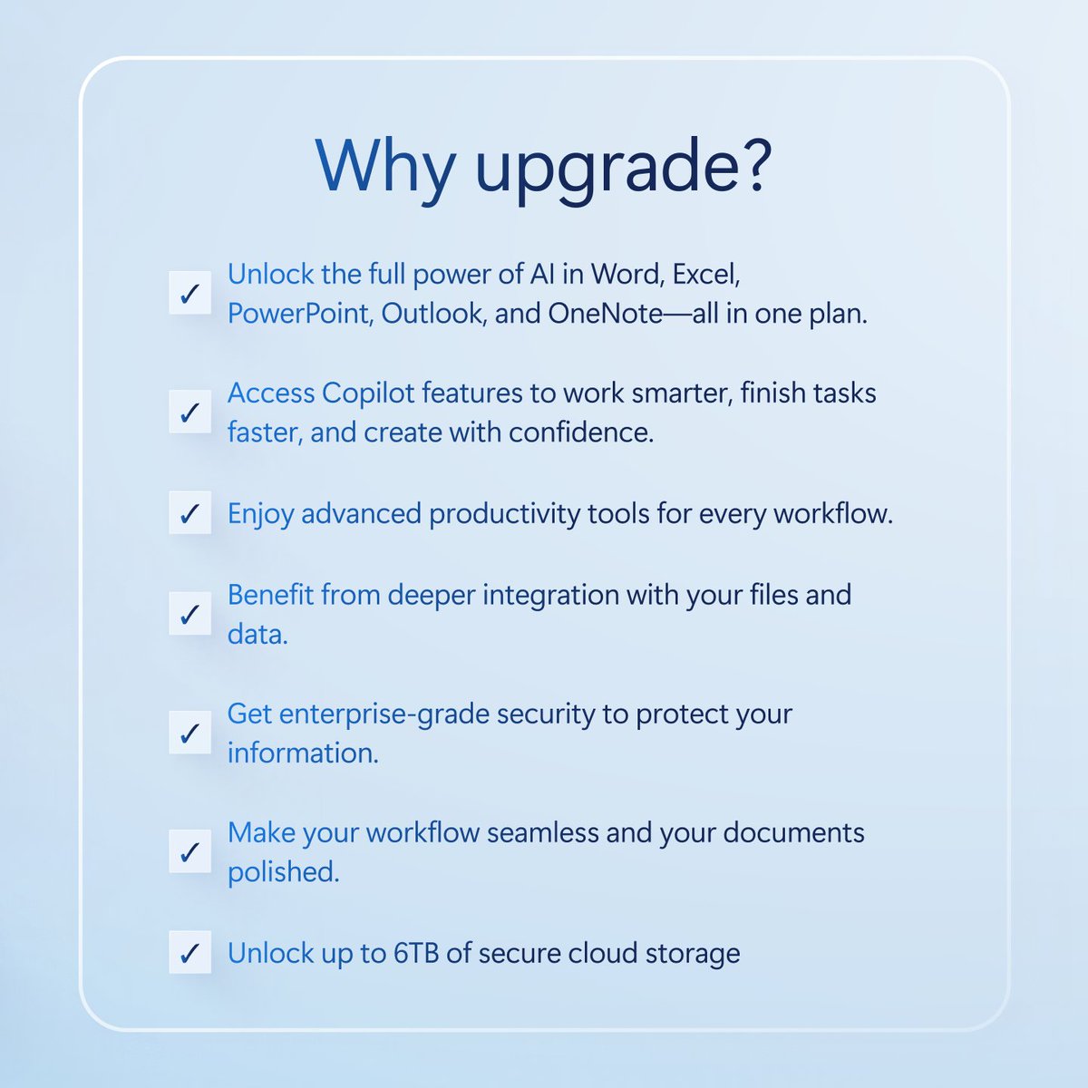 Microsoft365's tweet photo. Your upgrade era starts now. Get 50% off Microsoft 365 Premium—limited time only. https://t.co/CB355lmb41 https://t.co/eE1p2gOhvM