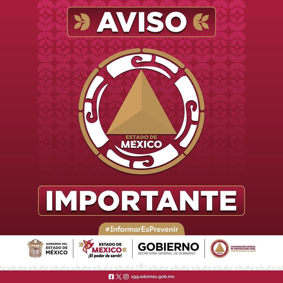 Esta Coordinación atiende un accidente aeronáutico registrado en San Pedro Totoltepec, municipio de #Toluca.

Personal operativo se encuentra trabajando en la zona en coordinación con instituciones de emergencia.
