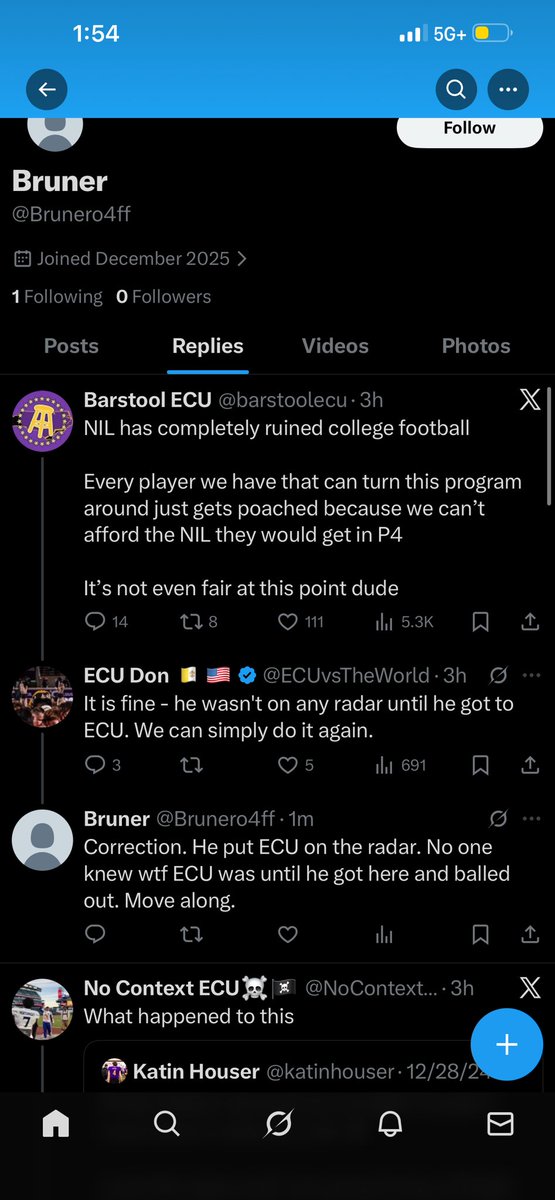 BuntsCentral's tweet image. Hey @katinhouser ! I think you accidentally deleted some tweets, but don’t worry, I took screenshots for you! Wouldn’t want them to get lost :) make sure to pack them with you when you leave to go sit on a Big 10 bench 😀