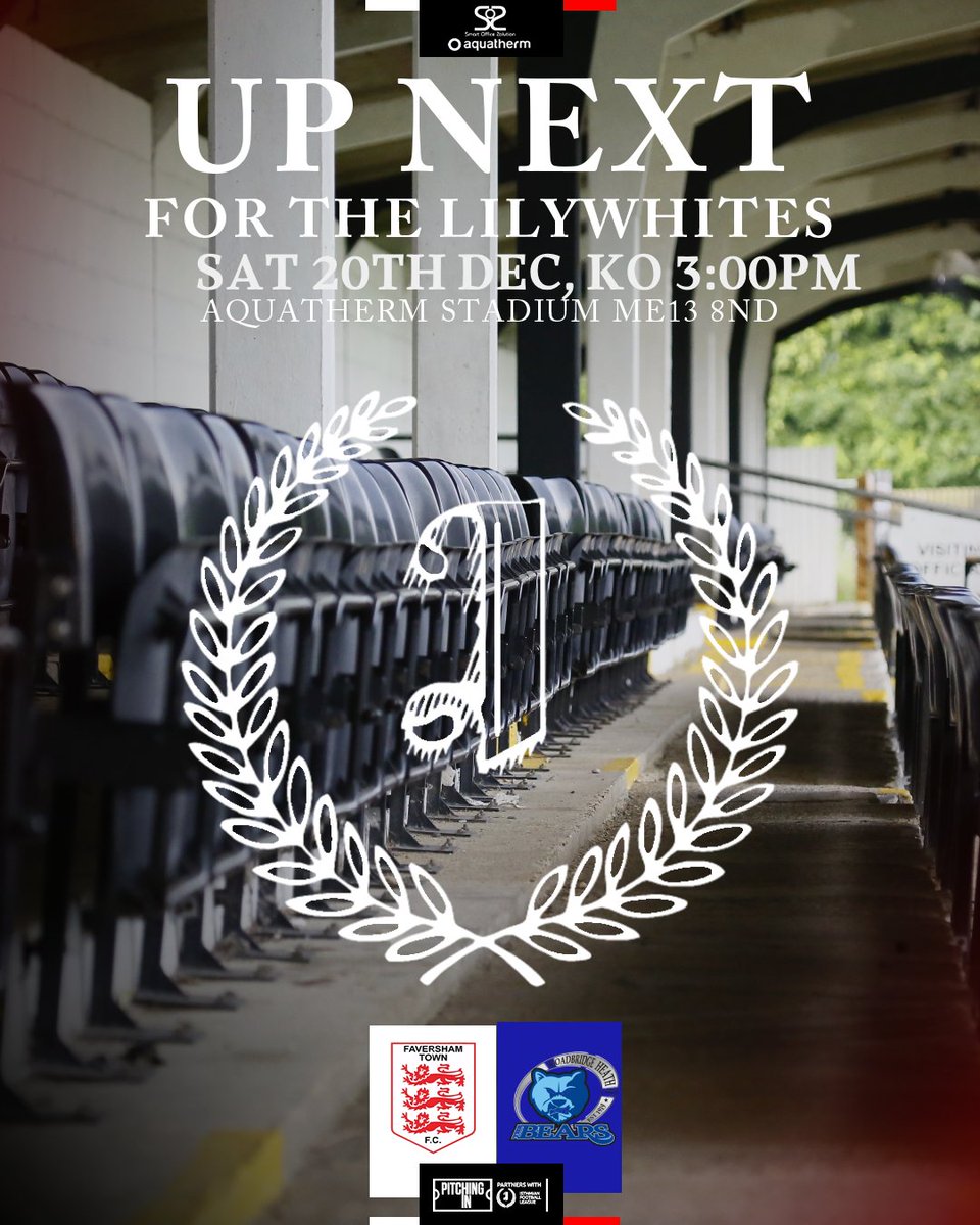 NEXT UP: 

We host <a href="/thebearsbbhfc/">BroadbridgeHeath FC</a> at the Aquatherm this Saturday. Click the link below to buy tickets. 

app.fanbaseclub.com/Fan/Tickets/Ch…

#UpTheLilywhites