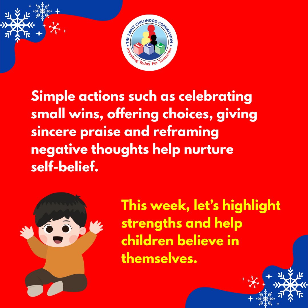 ECCJA's tweet image. 💛 Focus on Abilities, Not Limitations! ✨
Support, celebrate and encourage children to build confidence and believe in themselves. 🌱👶
#12StandardsMatter #EarlyYearsMatter #HighlightStrengths