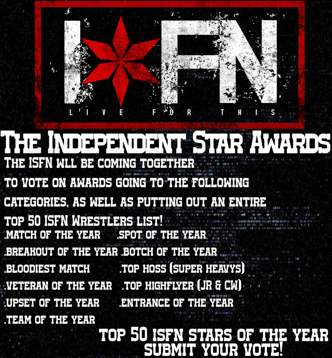 With the end of the year around the corner, we will be setting up an awards to celebrate the hard workers in the ISFN across all of the ISFN companies!