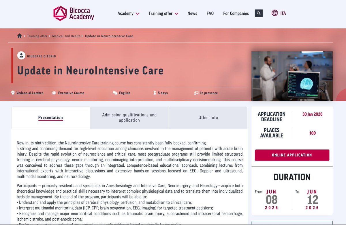 Giuseppe Citerio tweet media