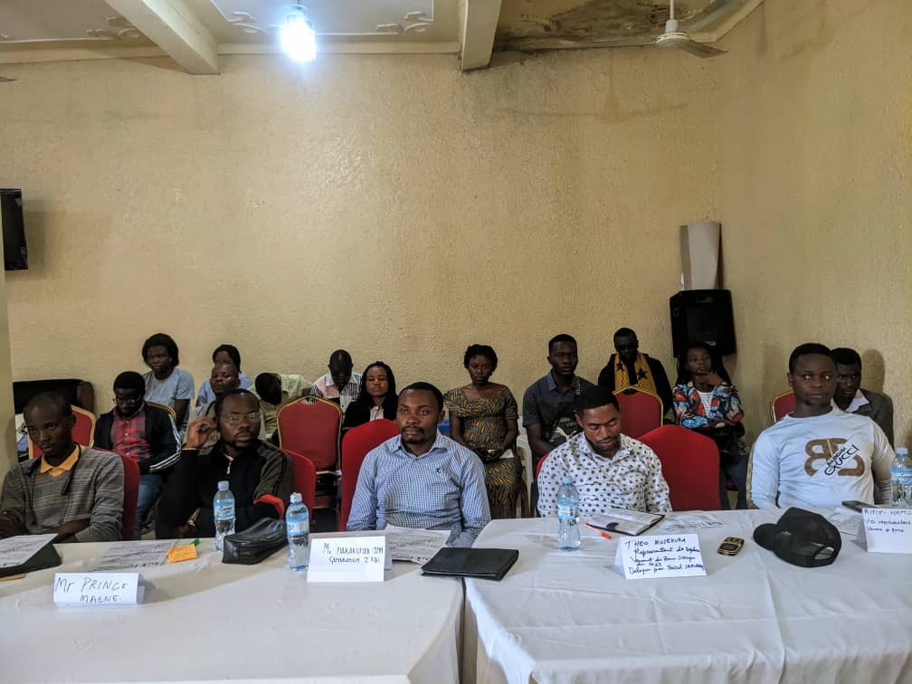 COSUSAid's tweet photo. #Nord_Kivu : "Le rôle de la participation citoyenne de la Jeunesse dans les actions de paix et de cohésion sociale en ville de Beni", thème de la conférence tenue ce 13/12/2025 ds le cadre du Programme #RESET, par #COSUS_AID avec l'appui de la #SOFEPADI @sofepadi/ @MercyCorpsRDC https://t.co/53v5zOqkiT