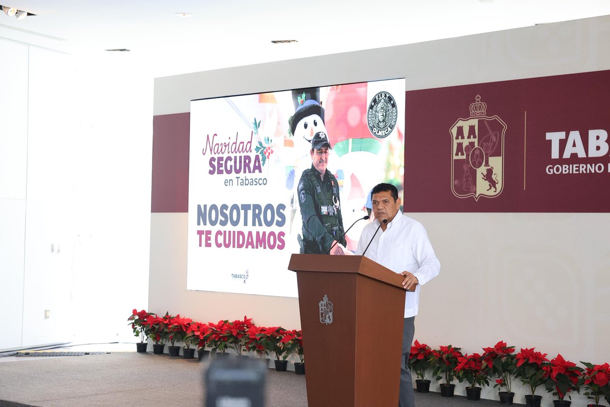 Durante nuestra conferencia de prensa informamos que en Tabasco se vive una #NavidadSegura, que el pueblo ha tomado nuevamente las calles con confianza y disfruta en armonía. Seguimos con acciones coordinadas que generan paz duradera para las familias tabasqueñas.
