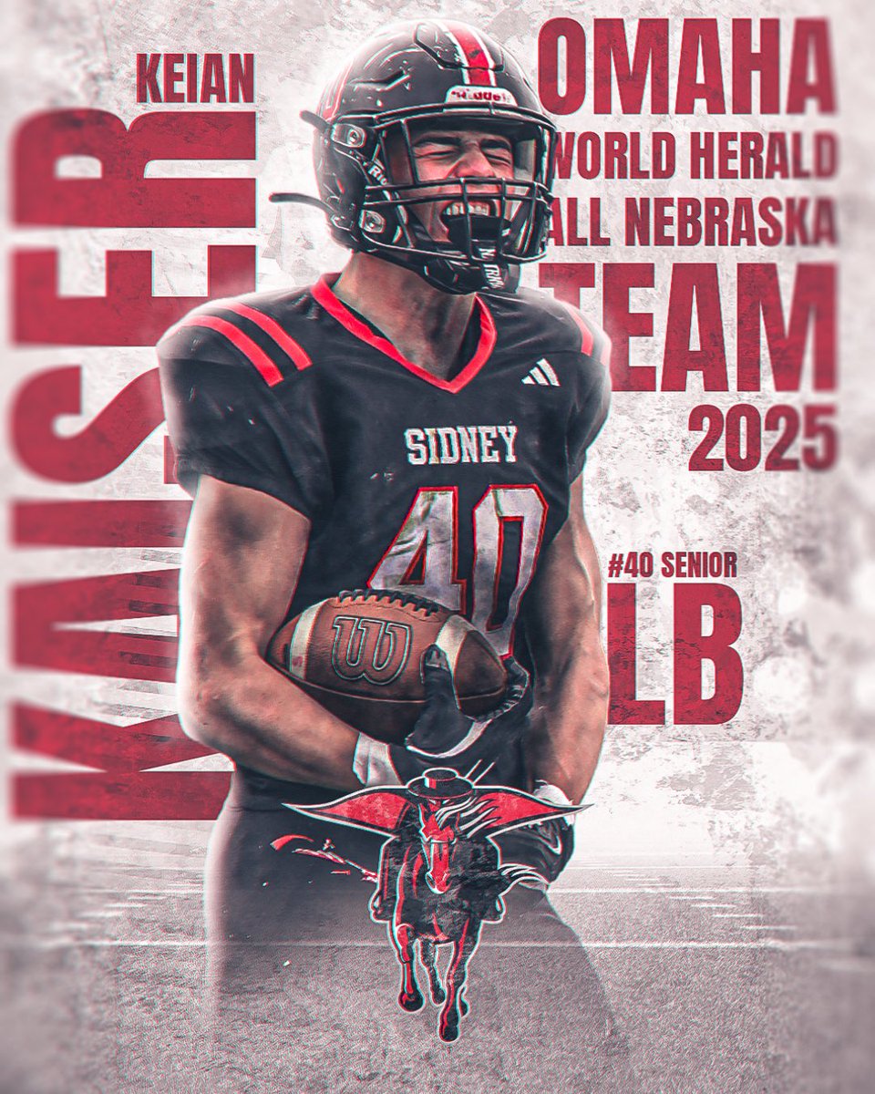 SidneyRaiderBC's tweet image. ALL-NEBRASKA RAIDER! 🏈
Congratulations to Keian Kaiser on being named to the Omaha World-Herald All-Nebraska Football Team!
A tremendous honor and well deserved!