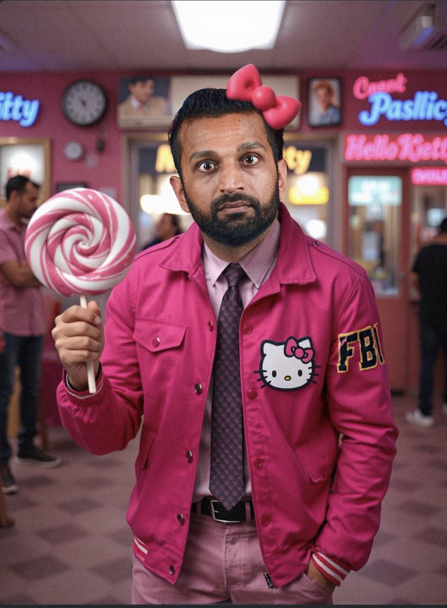 Wmxdesign's tweet image. HELLO KASH !!! ( KEYSTONE KASH ALWAYS LIES )

Ah, haha, AH HA ha 👉 Turtle Island Liberation Front

#KashPatel #HelloKitty #FBIclown