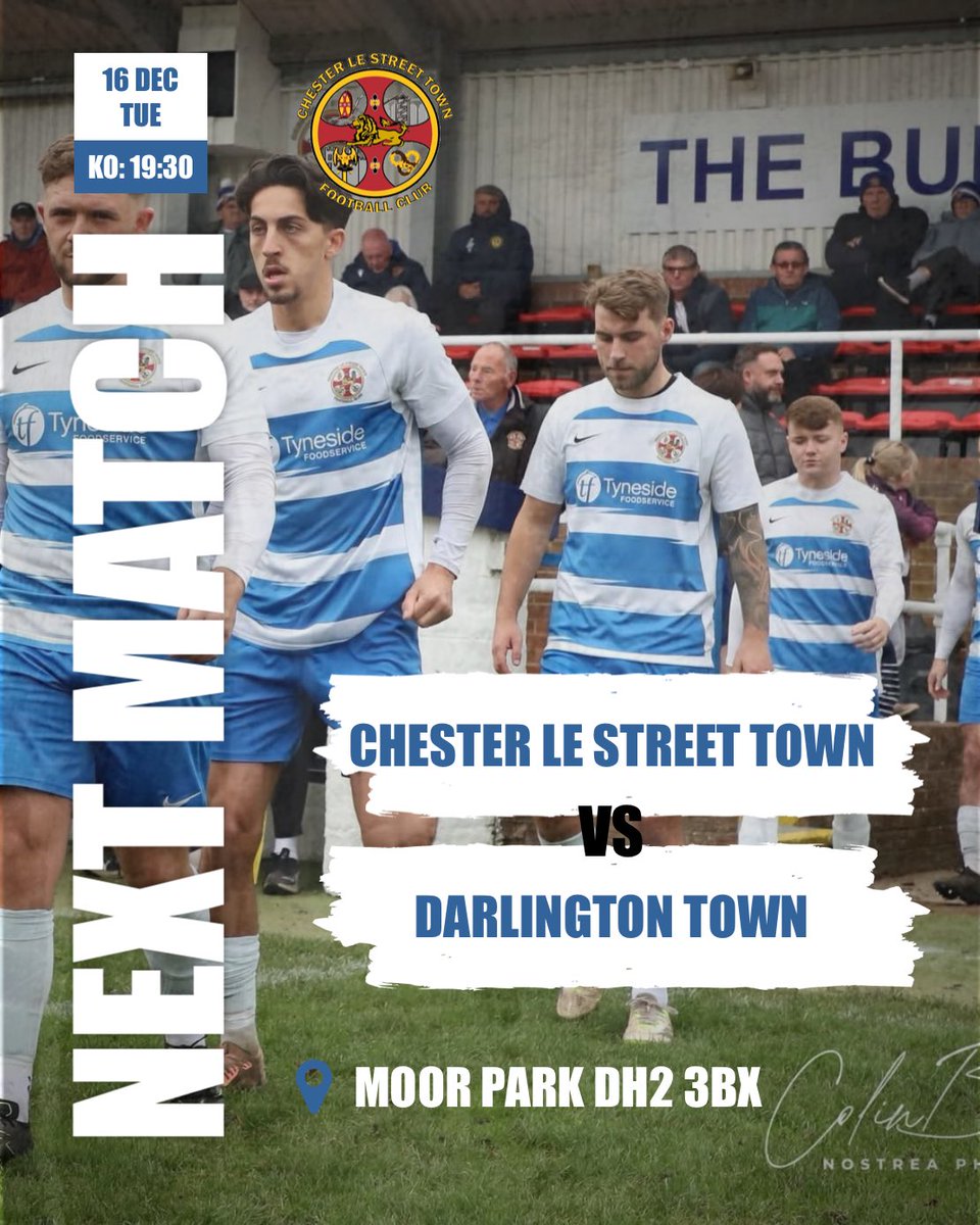 CestrianTweet's tweet image. Tuesday night under the lights
Chester Le Street Town V Darlington Town 
Moor Park 19:30 
Join us as we look for another win 🔵⚪️🔵