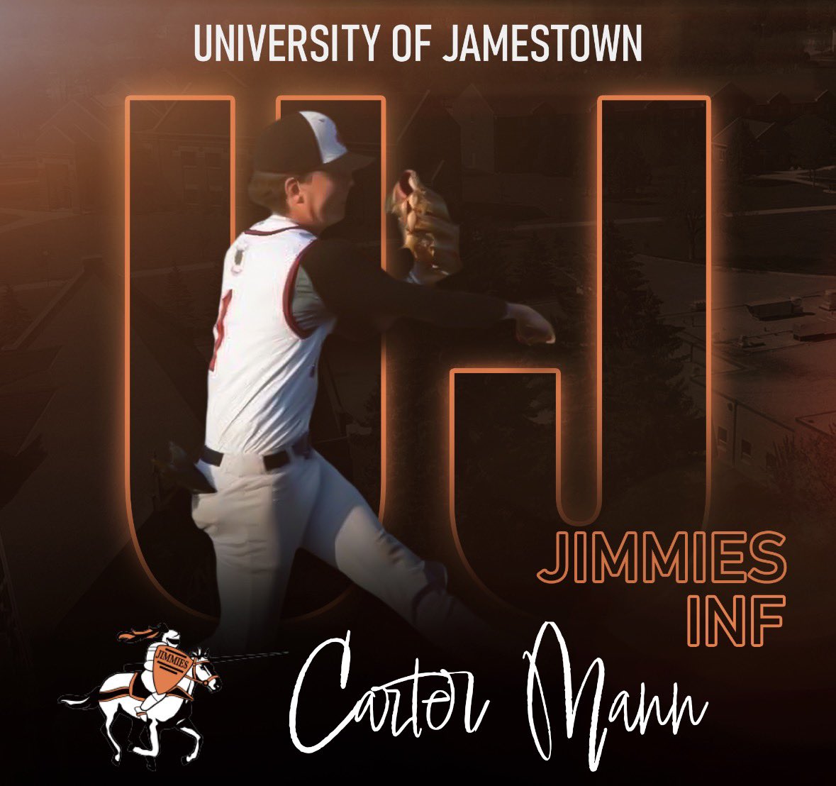 LethLonghorns's tweet photo. Congratulations to 2026 INF Carter Mann on his commitment to the University of Jamestown in Jamestown, North Dakota. 

@JimmieBaseball_ @Bettsy41 https://t.co/eZ3NFoCQ3y