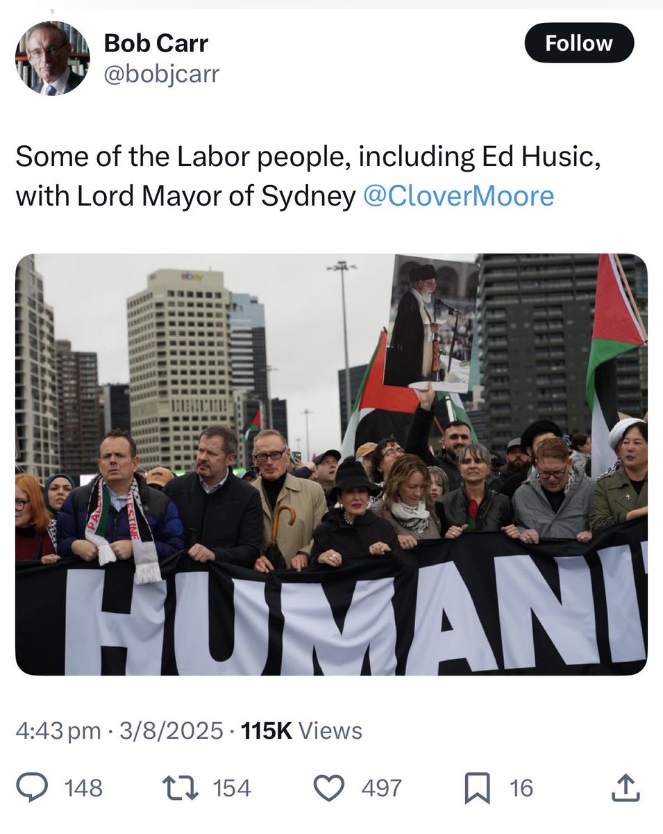 The ground for the Bondi Beach antisemitic terror attack was prepared by marches like this.