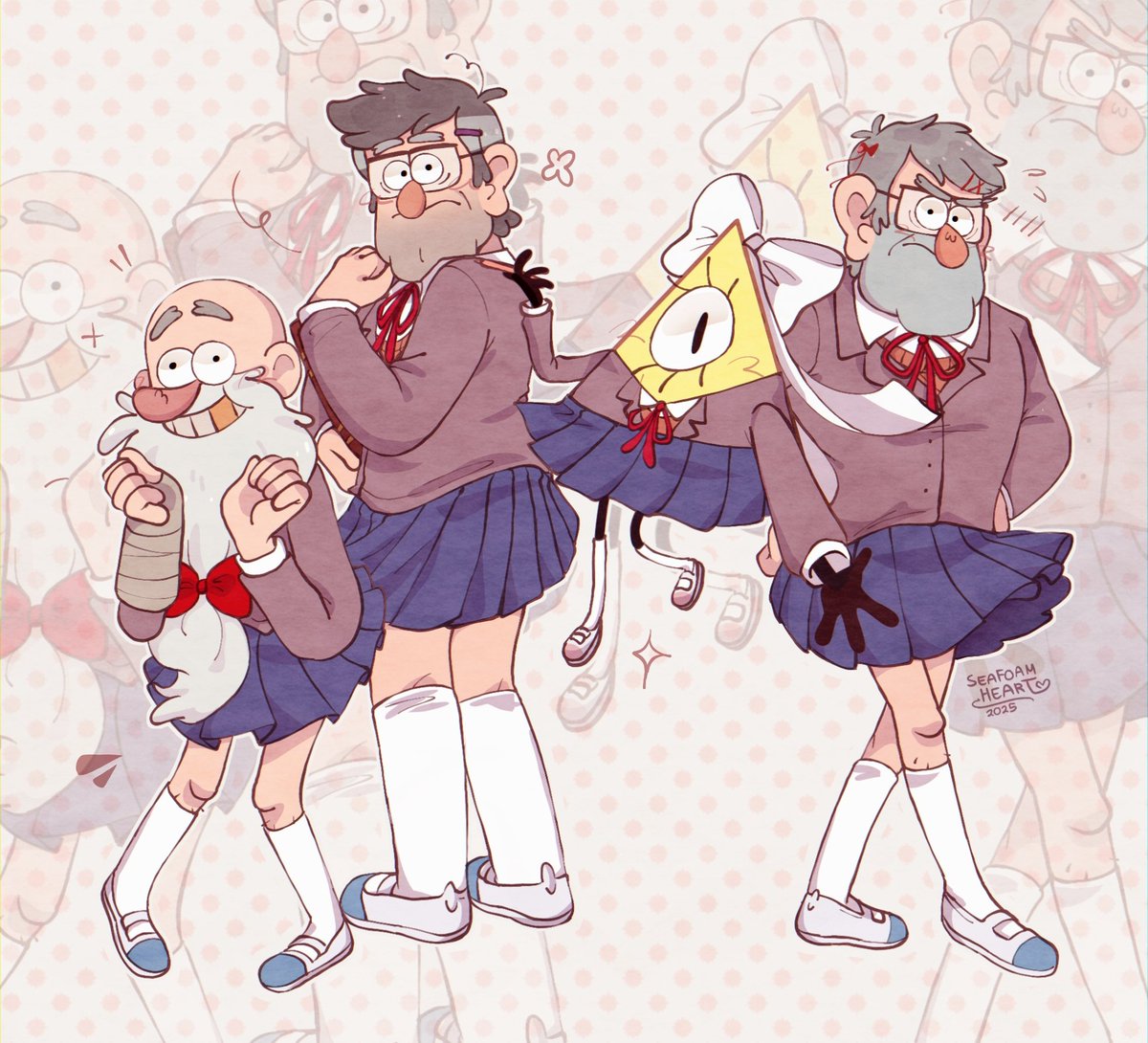 This club... is full of incredibly cute old men!!!! 
#gravityfalls