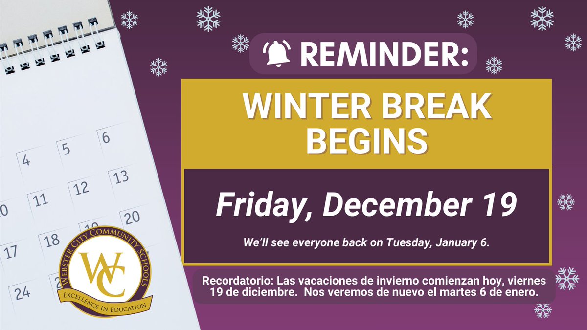 Webster City Schools tweet media