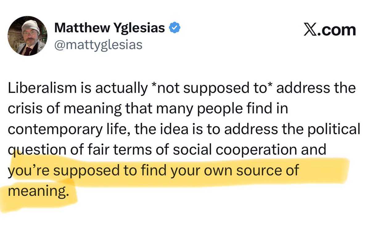Vermeullarmine's tweet photo. I wonder why this doesn’t work for inherently communal and political beings, how odd https://t.co/ZcKsEE3xFA
