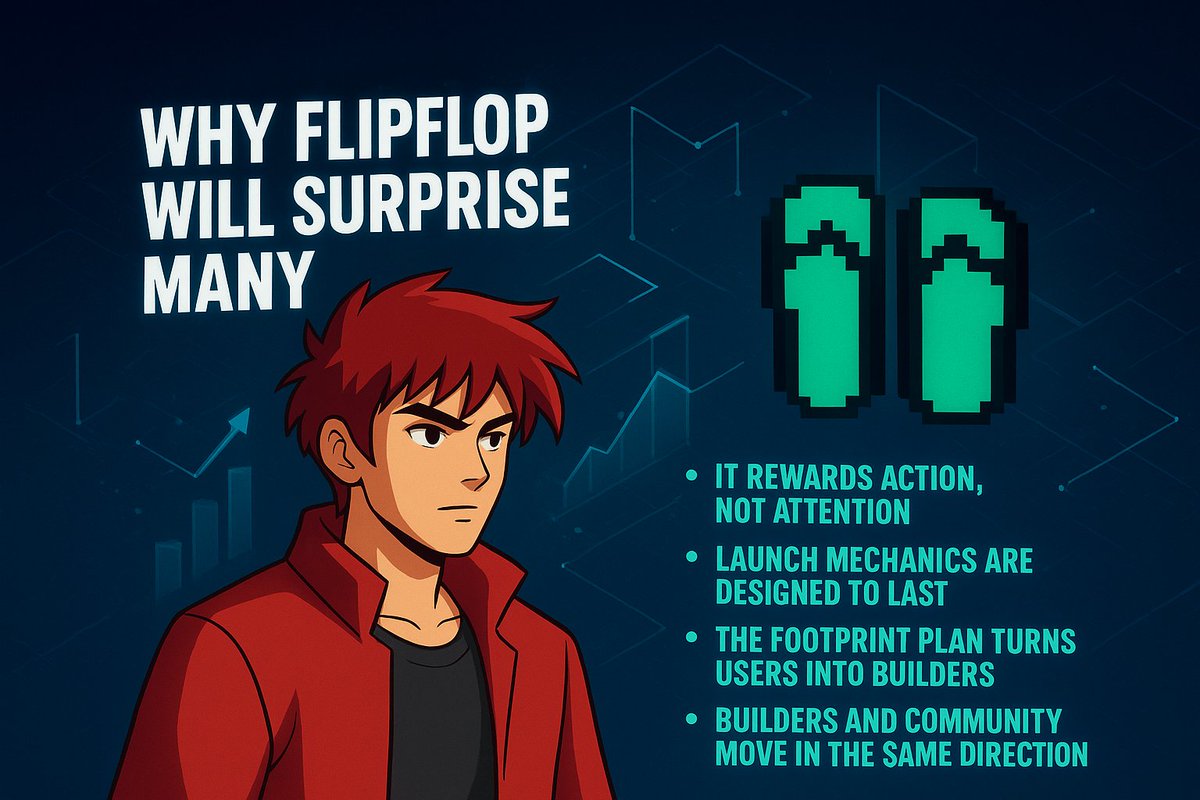 Prof_Abdulsalam's tweet image. 𝐖𝐡𝐲 𝐅𝐥𝐢𝐩𝐅𝐥𝐨𝐩 𝐖𝐢𝐥𝐥 𝐒𝐮𝐫𝐩𝐫𝐢𝐬𝐞 𝐌𝐚𝐧𝐲?

Most people will underestimate @flipfloplaunch at first and that’s exactly why it will catch them off guard later.

In a space full of loud launches and short-term hype, FlipFlop is quietly building systems that reward…