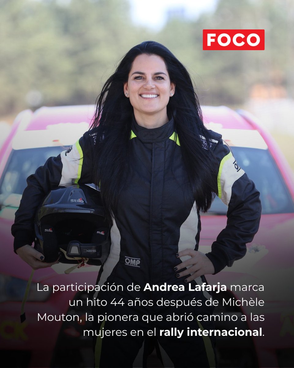 RevistaFocoPy's tweet image. #líderes 🏁 🏆
Con tres Dakar y múltiples títulos nacionales, Andrea Lafarja correrá siete fechas en cuatro continentes con el MSI Racing Team y un Toyota GR Yaris Rally2, llevando la bandera paraguaya al máximo escenario del rally mundial.

Leé más en 📱 foco.lanacion.com.py