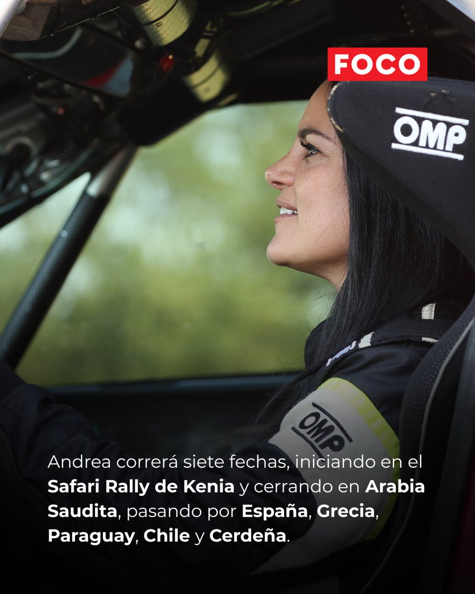 RevistaFocoPy's tweet image. #líderes 🏁 🏆
Con tres Dakar y múltiples títulos nacionales, Andrea Lafarja correrá siete fechas en cuatro continentes con el MSI Racing Team y un Toyota GR Yaris Rally2, llevando la bandera paraguaya al máximo escenario del rally mundial.

Leé más en 📱 foco.lanacion.com.py