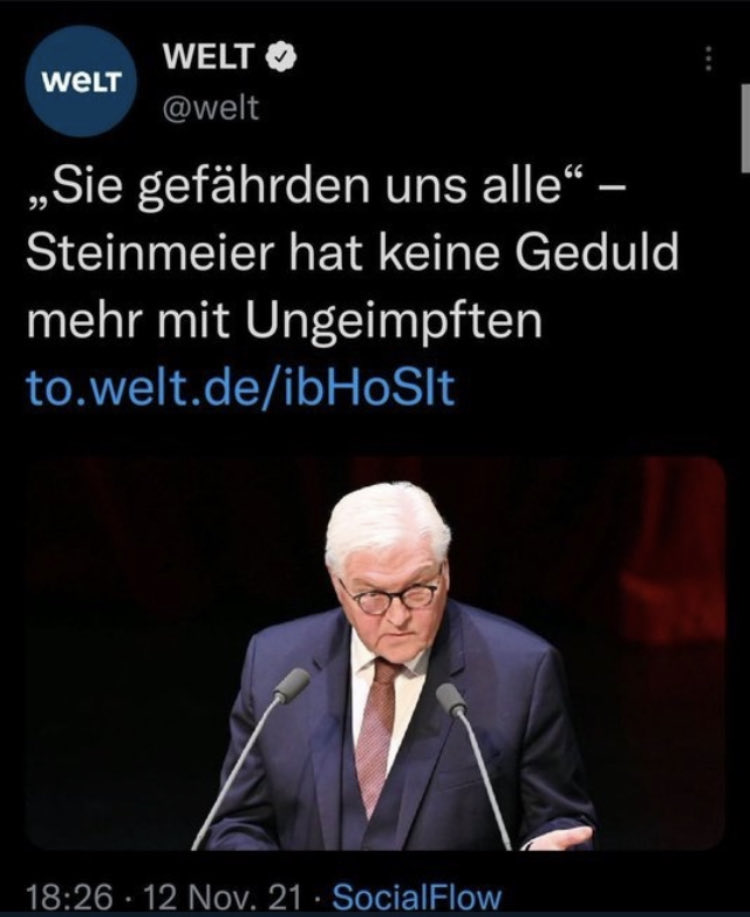 Das hatte wohl selbst der Bundespräsident falsch verstanden…