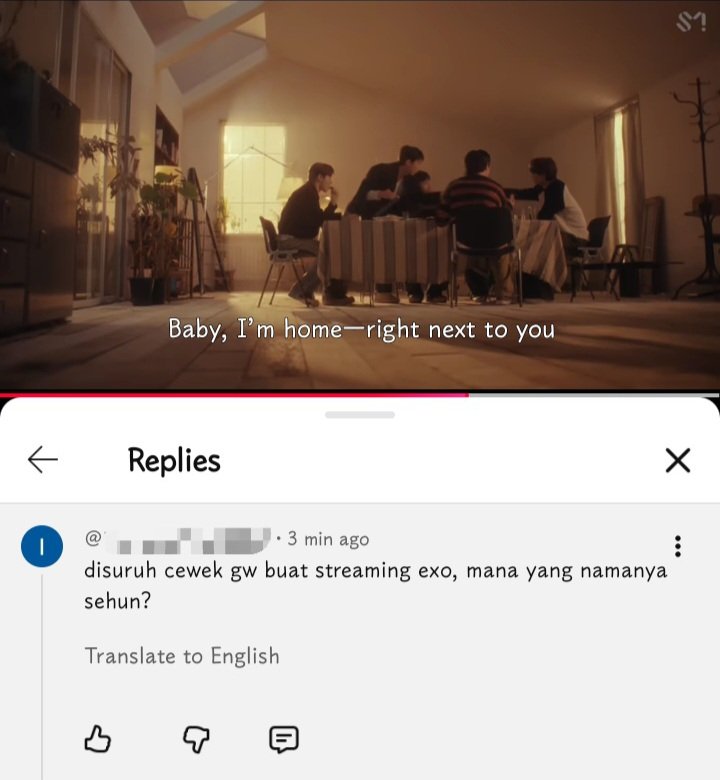 nadoky126's tweet image. Aku nemu komen lucu banget di MV I'm Home 😭😭😭😭😭😭😭😭😭😭😭😭😭 disuruh nonton pacar kandung cewenya 😭😭🤣