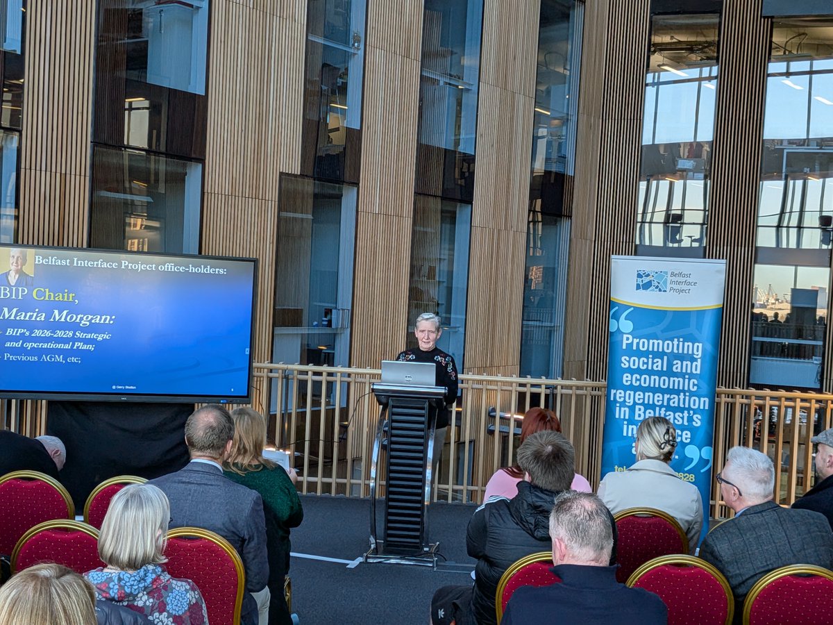 GerrySkelton1's tweet image. BIP Chair, Maria Morgan @mariamorgans addresses @BIP_Interfaces 25th anniversary and AGM event; and lights the candle on the celebratory cake. She is accompanied by Board member, Ed Peterson, who generously donated the cake.