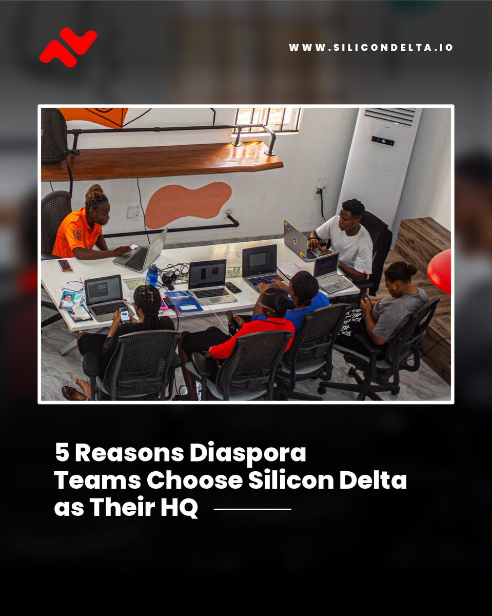 SilicondeltaNG's tweet photo. Diaspora teams are choosing Silicon Delta because it just makes sense.
Local talent. Solid infrastructure. A community that understands your global vision.
Ready to build, scale, and connect?
Join Silicon Delta.
#SiliconDelta #TechHub #Workspace #PortHarcourt https://t.co/y7oJpBbIPf