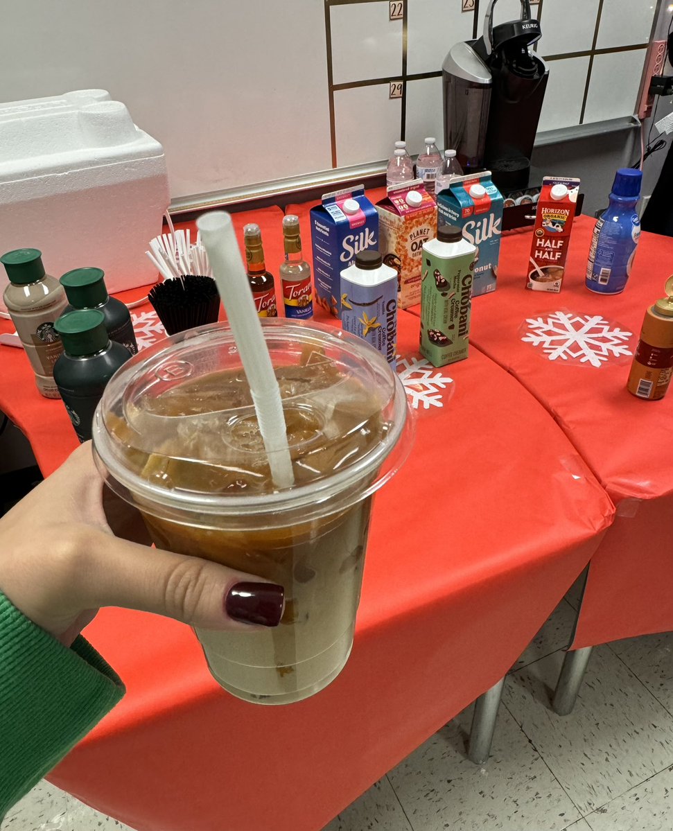 Coffee Bar day @ LDZ 😎☕️ this is the adult equivalent of a kid at a candy store! <a href="/LDZ_Principal/">Melissa Gonzalez</a> <a href="/LDZEagles/">Lorenzo De Zavala - West Dallas</a> <a href="/PathtoPinkston/">Path to Pinkston</a> #LDZLegacy