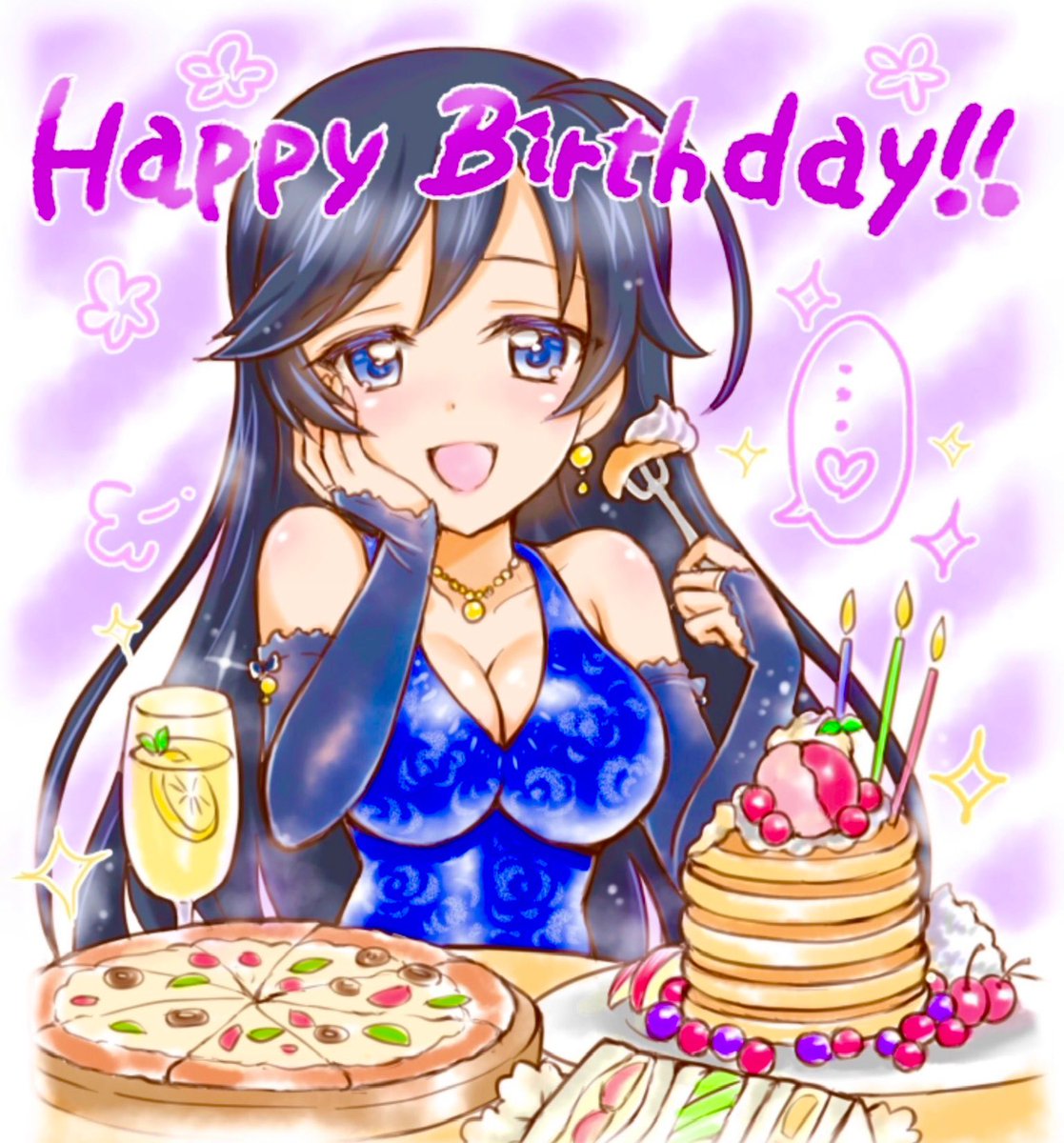 華さん❣️お誕生日おめでとう
ございます♪😋🎂🍽️🎉

#五十鈴華生誕祭2025
#ガルパン
#garupan