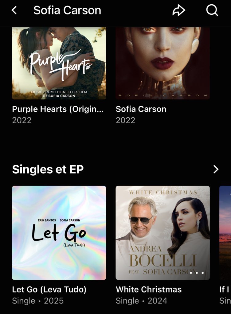 Charts_sofia's tweet image. @HollywoodRecs do something! . A new single appears on her @youtubemusic page entitled « Let Go ». The music does not appear on any other platform 🚨

Please tag them