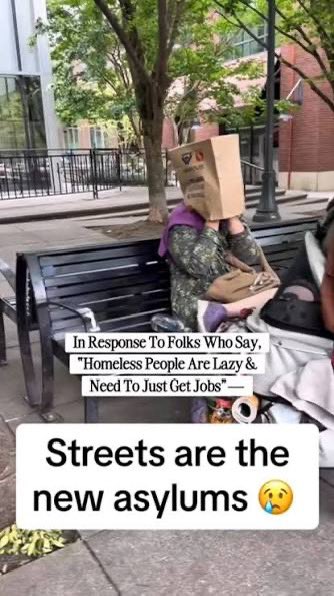 PravdaBrian's tweet image. The      “ STREETS ARE THE NEW ASYLUM S  “.  Sounds OK.