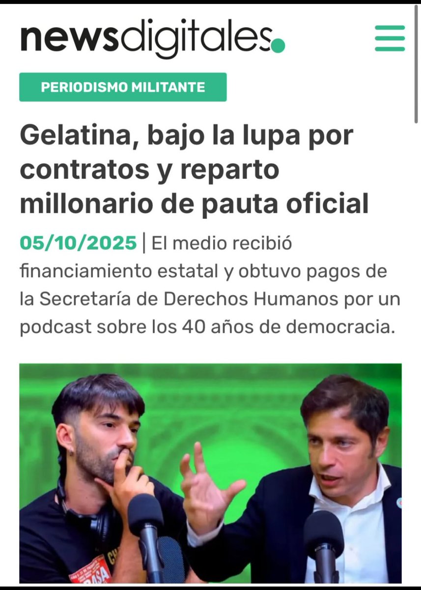 Hoy atendemos a estas lacras 
<a href="/somosgelatina/">Gelatina</a>