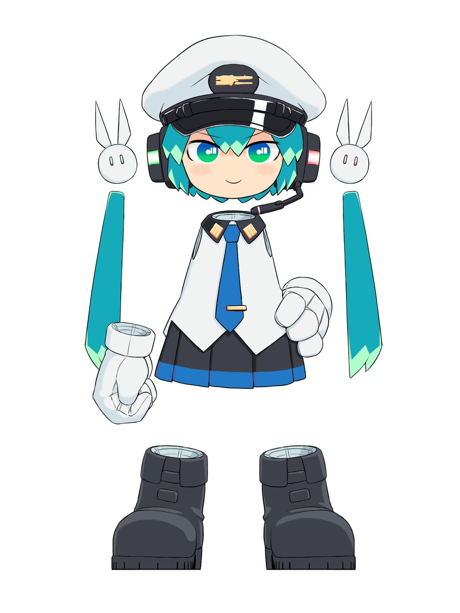 初音ミク 「アークトゥルスさん最新版」|オム頭巾のイラスト