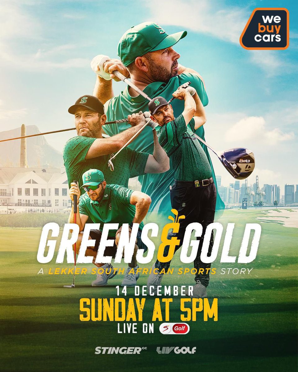 tmanleftovers's tweet photo. Sunday plans? Sorted. The Golf Show, every Sunday at 5pm until 11 January 2026. 🥹💚
Episode 1 now on DStv Catch Up. https://t.co/pdzNTmZTdS