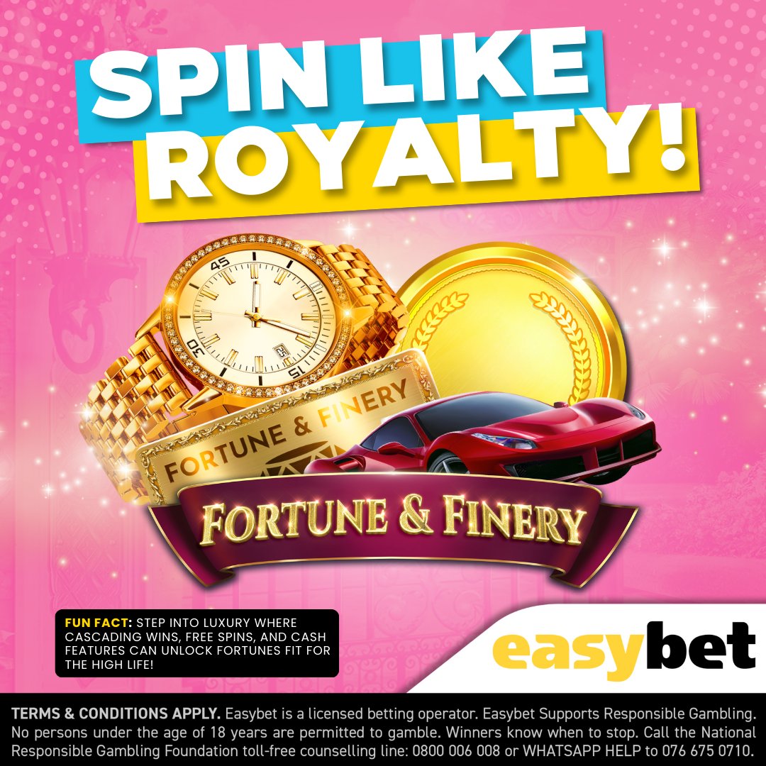 💎 Indulge in Fortune &amp; Finery! 💎

Step into a world of luxury where cascading wins, Free Spins, and cash-filled features deliver rich rewards. If you’re chasing the high life, this slot is pure gold.

👉 Play now: bit.ly/4tuneNfnery

#Easybet #FortuneAndFinery #LuxuryWins