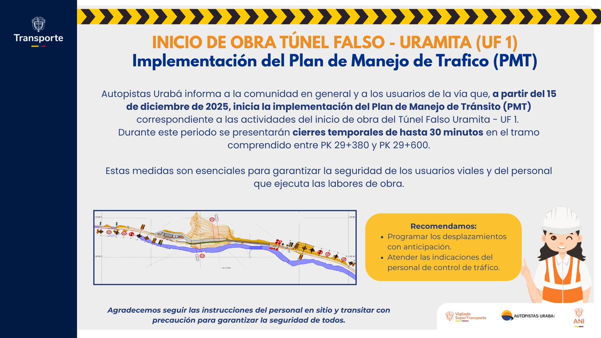 Autopistas Urabá tweet media