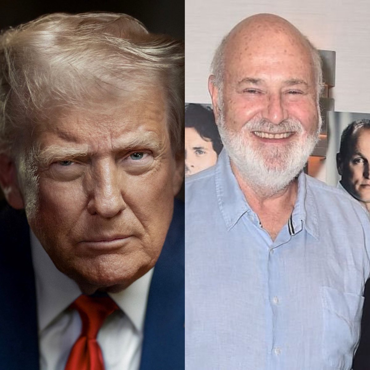 PopBase's tweet image. Donald Trump claims that Rob &amp;amp; Michele Reiner passed away because Rob angered people with his “Trump Derangement Syndrome.”