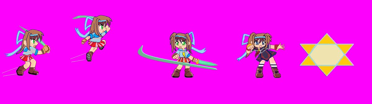 leafart3373's tweet image. #今年もあと1ヶ月になりましたが画力がどうなったか見てみましょう

差分更新のドットだからそこまで
ガラッとは変わらないけど
いろんなポーズ取れるようにはなったよ♪