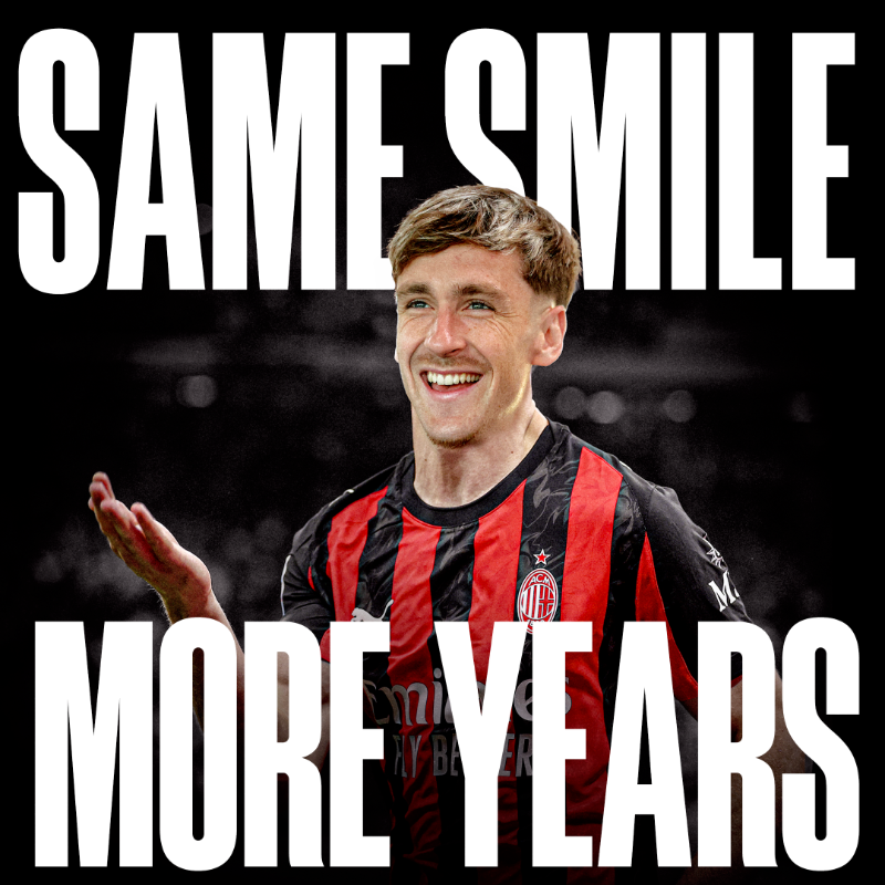 acmilan's tweet photo. The journey goes on, @ASaelemaekers 🤝

Let’s smile together 🔴⚫