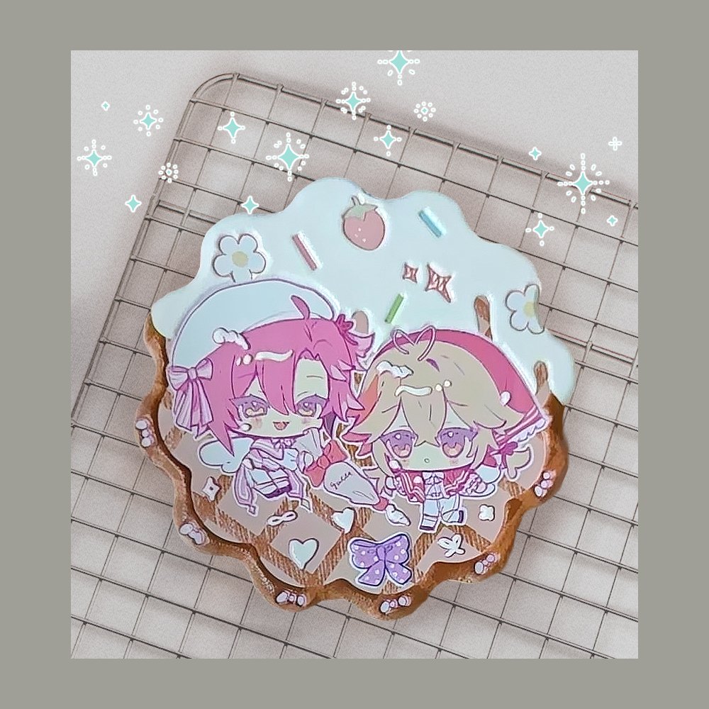 maple_rusa's tweet image. I'm opening YCH couple commission for these cookie template if anyone is interested!🍪
You will get 1 wooden cookie (can be turned into pin/magnet) + 2 stickers!

Because it's a printed YCH, I only accept locals. You may fill the form below if you are interested! ✨
