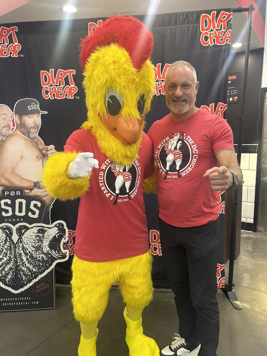 Awesome day with my  brother from another mother <a href="/bertkreischer/">bert kreischer</a> !! Big Thanks to #DirtCheap for bringing us together!