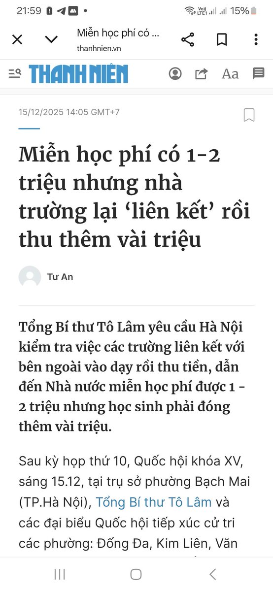 "Miễn học phí có 1-2 triệu nhưng nhà trường lại ‘liên kết’ rồi thu thêm vài triệu".
Địa phương nào chả vậy. Bộ GD đưa nội dung vào môn học nhưng nhà trường không trực tiếp giảng dạy mà liên kết, cho bên ngoài thực hiện và thu phí.