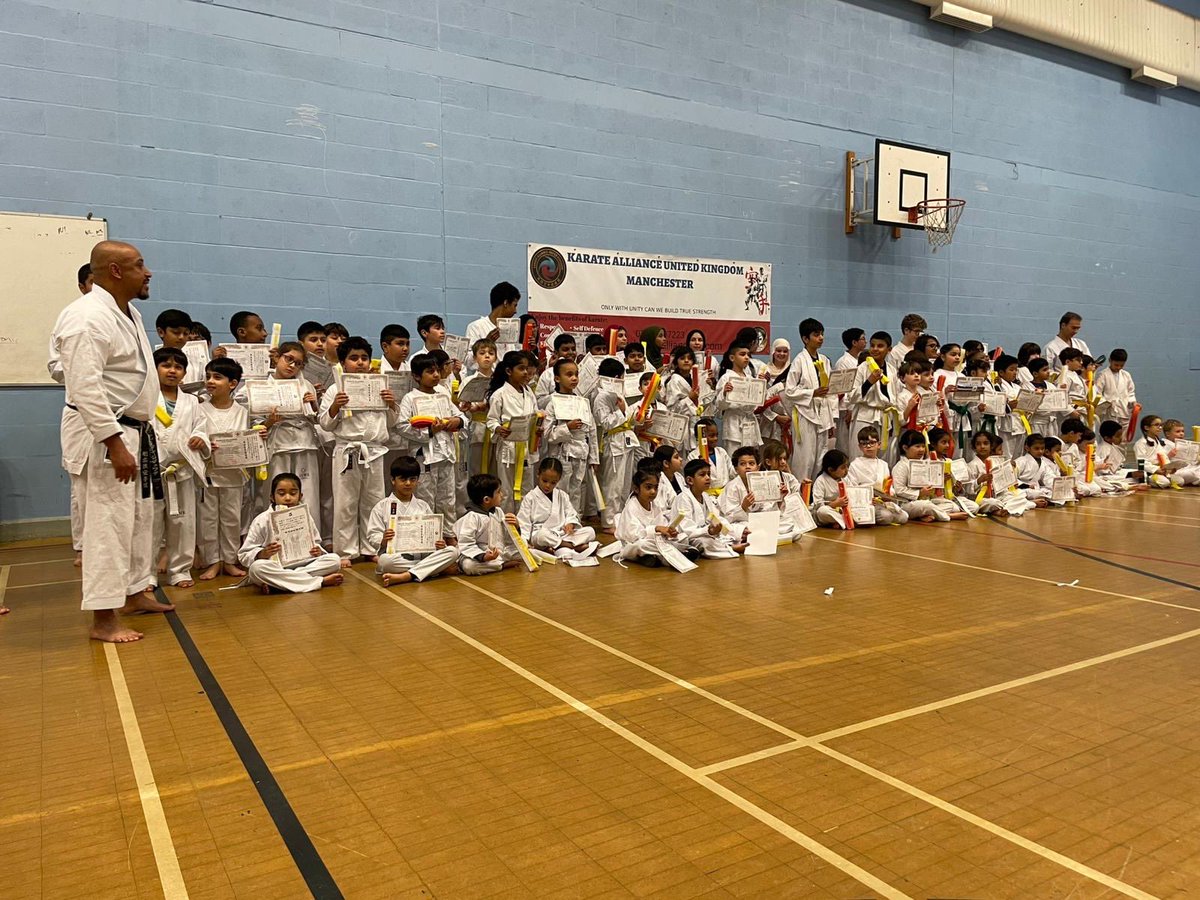 StMarysMossSide's tweet photo. Our children were invited yesterday to attend regional grading - a proud moment for us all. A great example of pupil premium impact. Huge thanks to Sensei for the invitation and the golden tickets. 🥋🏆 https://t.co/WWft4FAM5W