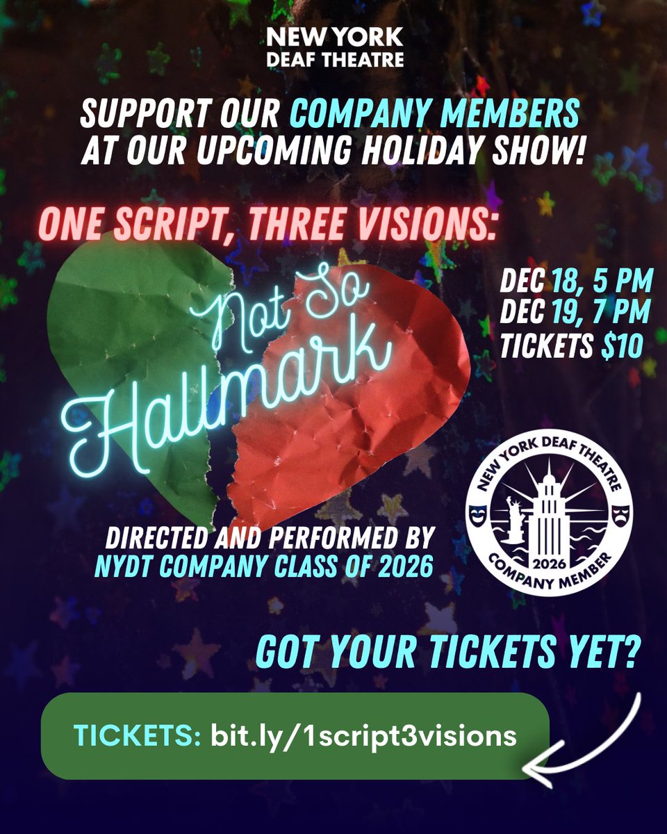 NEW YORK DEAF THEATRE tweet media