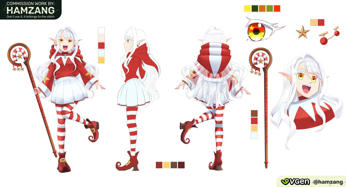 Character Design Sheet #Commission 
#VGenComm 

Thank you!^^