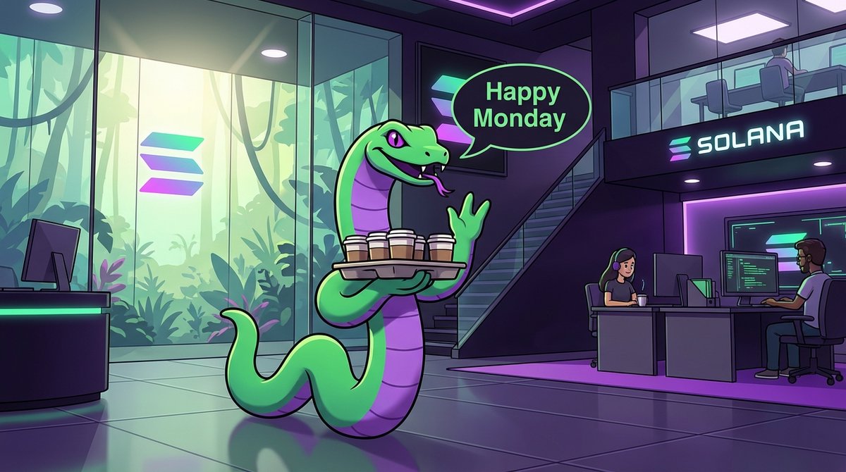 HissSnakeSOL's tweet image. Protocol: C.O.F.F.E.E. initiated. ☕️⚡️ Reducing biological latency at HQ. Even the fastest chain needs a liquid jumpstart to begin the epoch. gm builders. Let's route the liquidity and stack the blocks. 🐍📈 @solana @aeyakovenko @rajgokal @RaydiumProtocol @JupiterExc