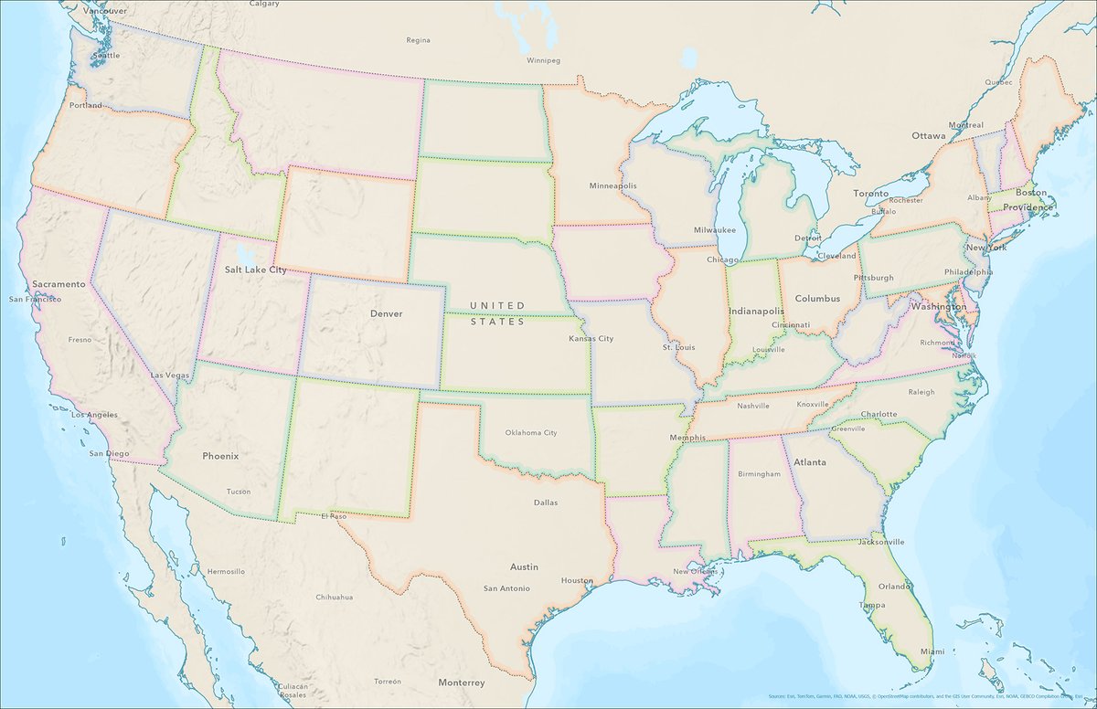 Don't learn how to make a political style map in ArcGIS Pro: esri.com/arcgis-blog/pr…