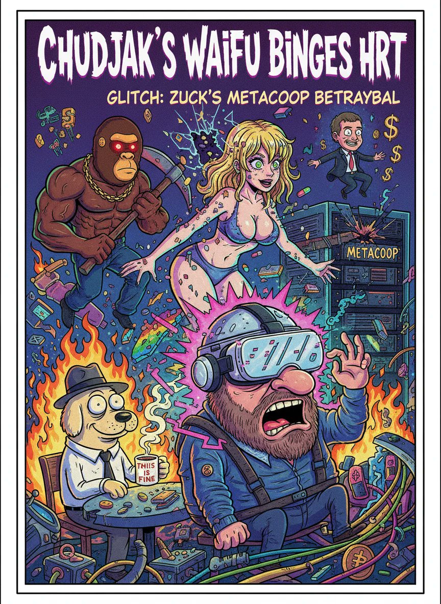 "Chudjak's Waifu Binges HRT Glitch: Zuck's Metacoop Betrayal"

Read the full story here: degensixrooms.xyz

#6ixrooms