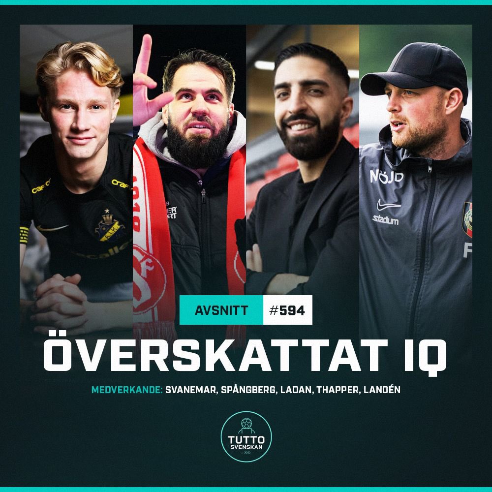 Sista veckan inför julledigheten inleds med ett känslosvallande quiz! Fredrik Landén i rätt (?) tidszon om flytten till Mjällby och tiden i BP, sedvanligt silly-nytt och oväntade hyllningar till AIK signerade Spången. 

🎧: open.spotify.com/episode/4VIPEt…